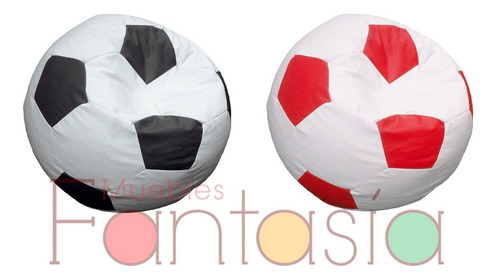 2x1 Puff Balón Lona Mediano/ Muebles Fantasía 