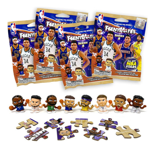 Teenymates Party Animal  Nba Series 8 - Juego De Figuras De.