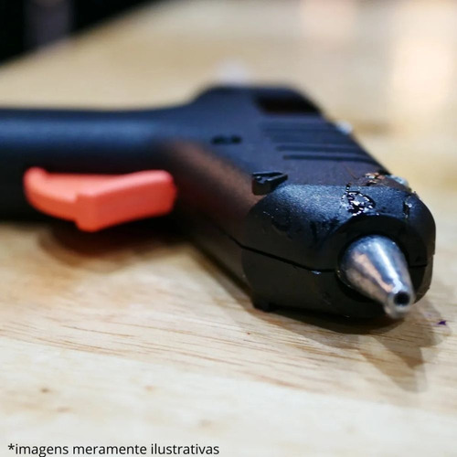 Imagem 4 de 6 de Pistola Cola Quente Bivolt 20w Mini Revolver Cola Quente