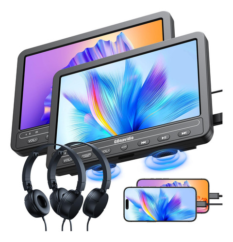 Reproductor De Dvd Portátil Gonavidio 10.5 Pulgadas Para Coc