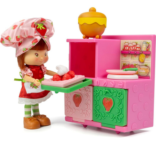Muñeca Strawberry Shortcake + Juego De Horneado 32 Piezas