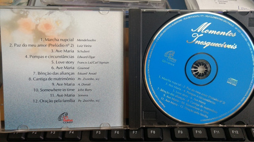 Cd Momentos Inesquevcíveis - Marcha Nupcial - Love Story (Usado)
