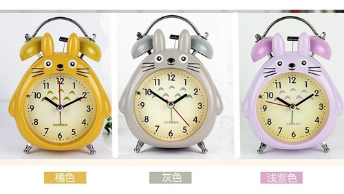 Imagen 2 de 3 de Reloj De Mesa Mi Vecino Totoro Studio Ghibli
