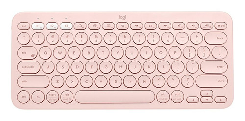 Teclado Bluetooth Logitech K380 Qwerty Español Color Rosa