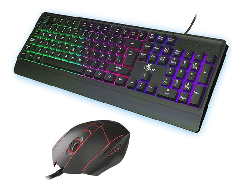 Combo Gamer Xtech: Teclado Xtk-505s + Mouse Xtm-810