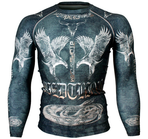 Remera Compresión Rashguard Btoperform Wild Thing