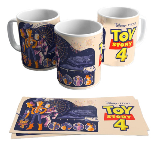 Taza Ceramica Modelo Toy Story 4 Calidad Importada Estampada