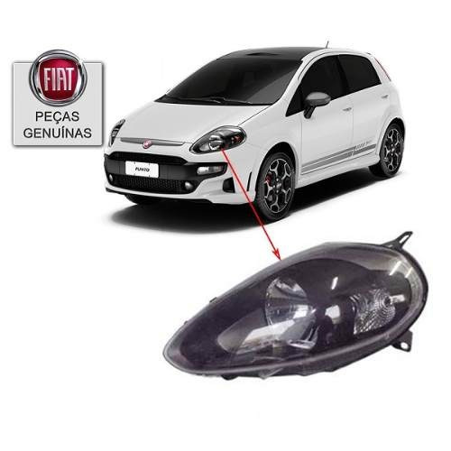 Farol Motorista Fume Fiat Punto Blackmotion 2015 Original Nf