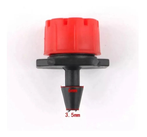Imagen 2 de 6 de Pack 100 Gotero Ajustable 0-70 L/h