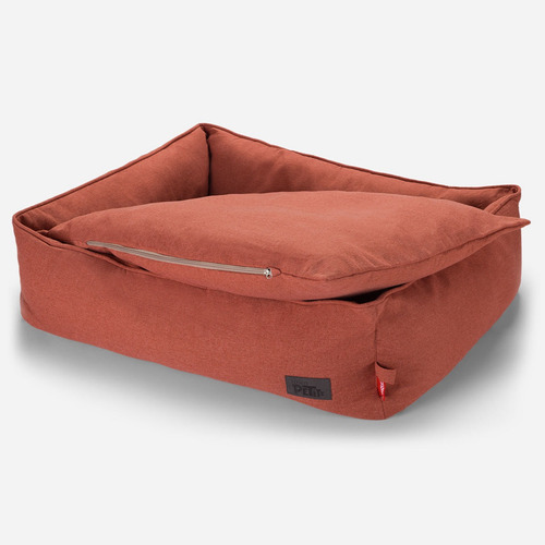 Imagen 4 de 6 de Rosen Cama Para Mascota Cuby Ladrillo Tamaño M