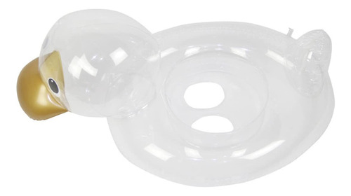Transparent Duck Swimming Ring Inflatable Swim Circle Float.