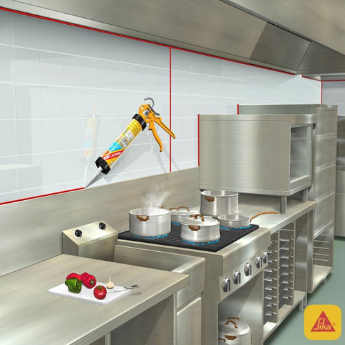Sika Sanisil Silicona Baño Y Cocina Antihongos 280 Ml