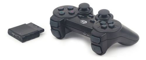 Joystick Control Inalambrico Compatible Play Ps2 Ps3 Pc Color Negro