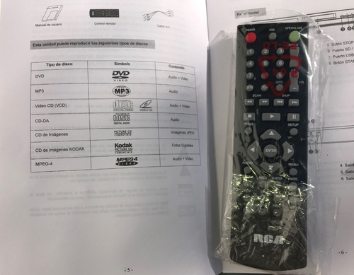 Reproductor Dvd Rca Drc125 Nuevo