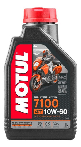 Aceite Moto 4t 7100 10w60 100% Sintetico Motul 1l