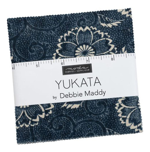 Moda Fabrics Yukata Charm Pack Debbie Maddy; Cuadrado Tela