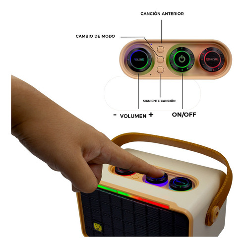 Bocina Bluetooth Con Microfono Fm/am