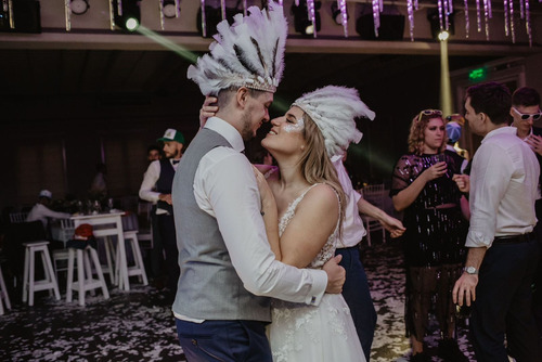 Coronas Cacique De Plumas Para Casamiento Novios De Jauja