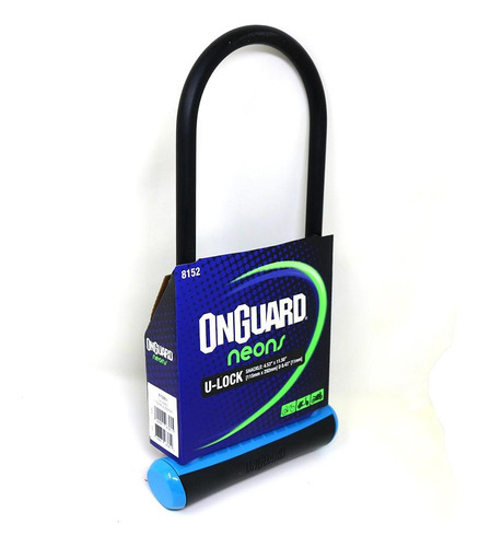 Candado Onguard U Lock Neon Series Largo 115x292 Mm