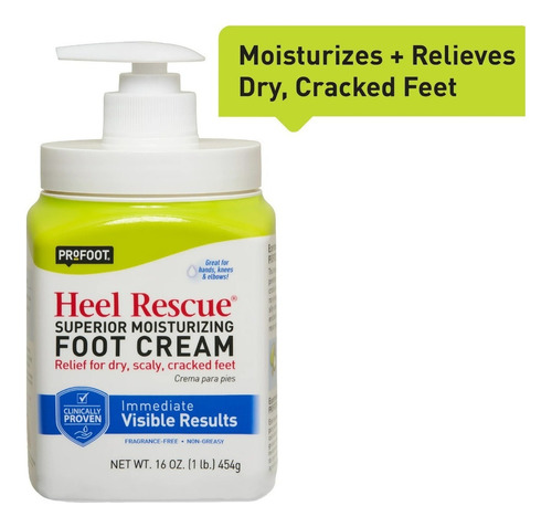  Profoot Heel Rescue Crema Para Pies Agrietado O Calloso 16oz