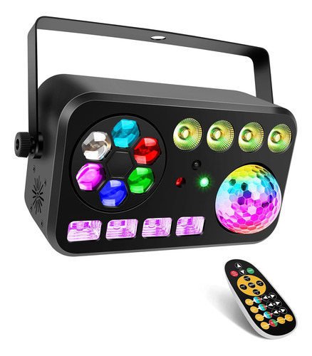 Luz Led Para Fiestas En El Escenario, Luz De Dj 5 En 1 De 10