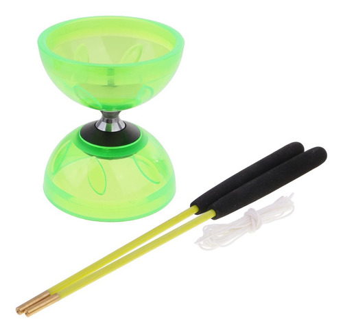 Diábolo De Triple Cojinete 13cm Verde