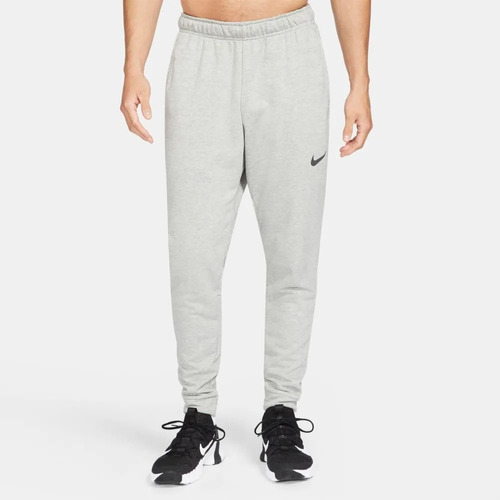 Pantalon Nike Df Flc Pant Taper Hombre Gris