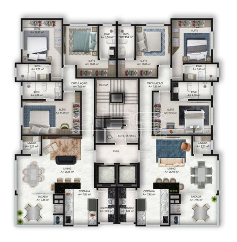 Imagem 11 de 14 de Cittá Di Maranello Residenziale Quadra Mar - 3553
