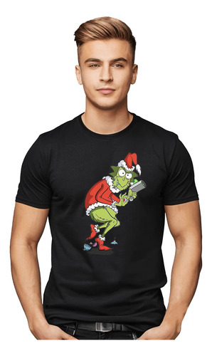 Poleras Con Diseño Navidad Rick And Morty #006