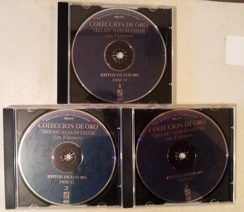 Cd Coleccion De Oro Los Flamers 3 Cds (Usado)