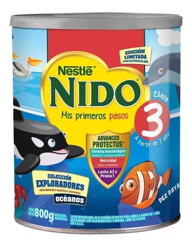 Combo X 3 Leche De Fórmula En Polvo Nidina 1 800 Gr