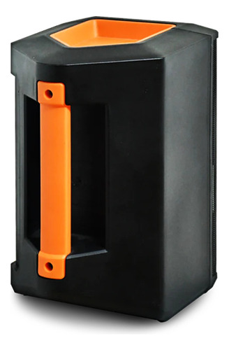 Parlante Malibu Naranja Con Woofer Led, Bt. Speaker 5.0, 18w Rms, Entradas Aux 3,5 Y 6,35, Cable Usb Y Bluetooth, Incluye Control Remoto
