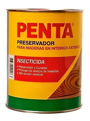Preservador Curador Insecticida Penta X 4 Lts 