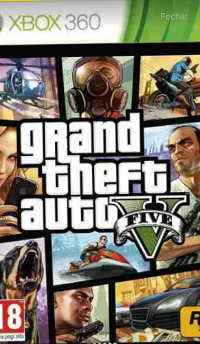 Jogo Gta 5 Xbox 360 Novo  Original