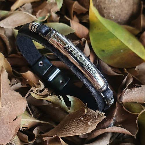 Imagem 4 de 5 de Pulseira Casual Masculina Thank