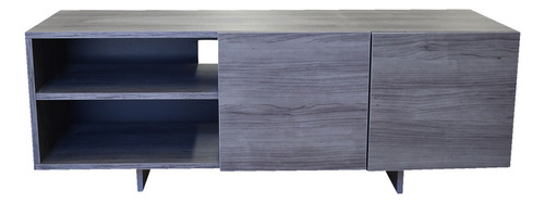 Mueble Tv, Centro De Entretenimiento Suecia Minimal Hogare Color Gris Storm