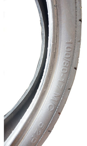 Imagem 2 de 2 de Pneu Remold 100/80/17 Dianteiro Cbx 250 Twister