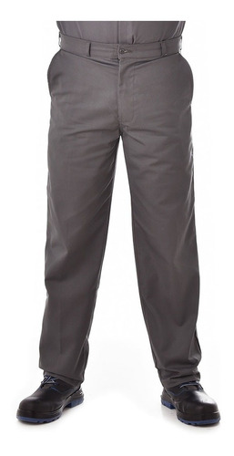 Pantalón Casual De Gabardina Para Caballero Gris