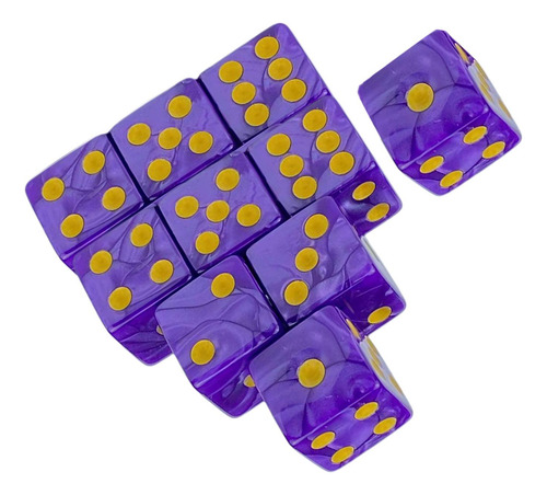 2 Juego De Dados De 10x6 Caras, Juguetes Para 2 Piezas
