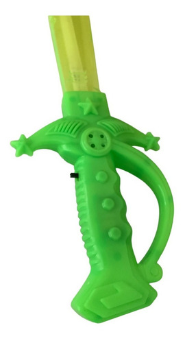6 Pza De Espada Luminosa Chica Tiburón Luz Led Juguete Niños Color COMBINADO