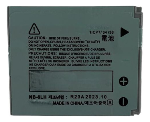 Bat-eria Nb-6lh Compativel Para Cameras Sx520 Hs Sx510 Hs