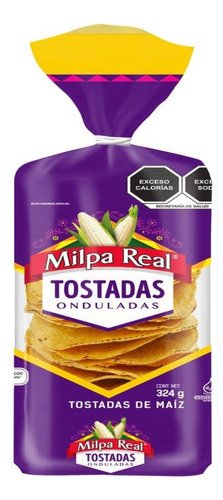 5 Pza Tostadas Milpa Real Onduladas 324 G