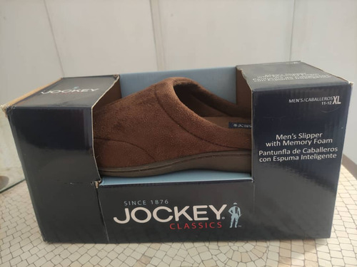 Pantuflas Jockey Ultra Suaves Memory Foam Caballero, 42-43