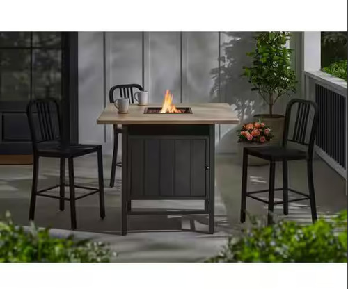 Mesa Para Jardin Con Calentador De Gas 40,000 Btu Cafe
