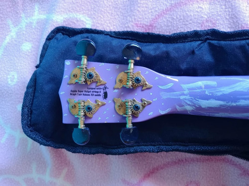 Ukelele Soprano Mahalo Mr1pp Color Violeta + Funda Violeta (Usado)