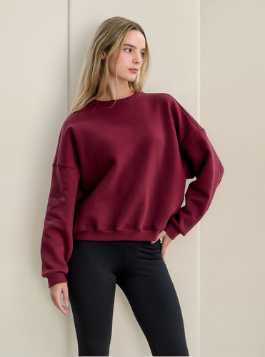 Buzo Sudadera Lisa De Frisa - Talles S M L