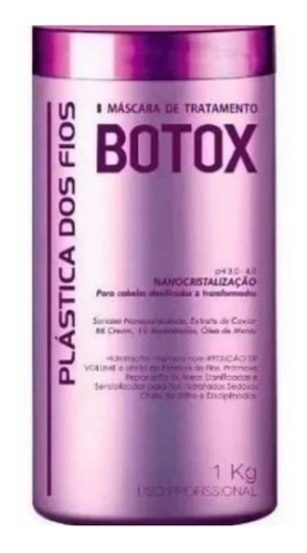 Botox Capilar Plastica Dos Fios Profesional