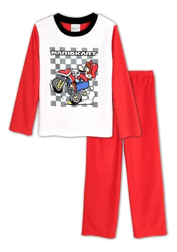 Super Mario Conjunto De Pijama De 2 Piezas Para Ninos (nino