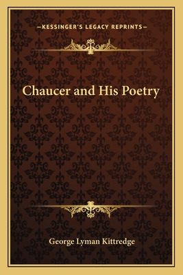 Libro Chaucer And His Poetry - Kittredge, George Lyman