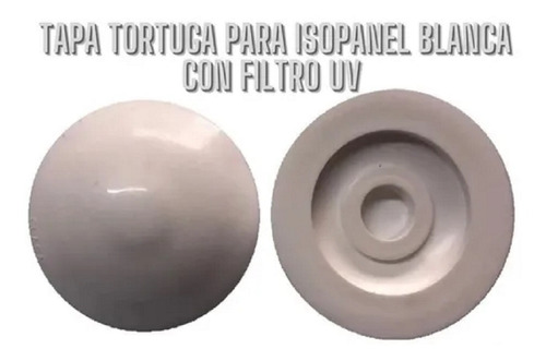 Imagen 1 de 4 de Tapa Tortuga Blanca Reforzada C/filtro Uv Techo Isopanel X10
